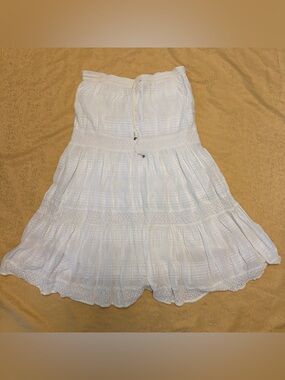 BoHo cotton summer midi skirt